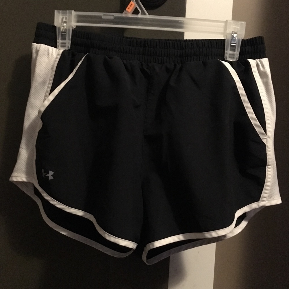 3/$10 Under Armour Black & White Athletic Shorts